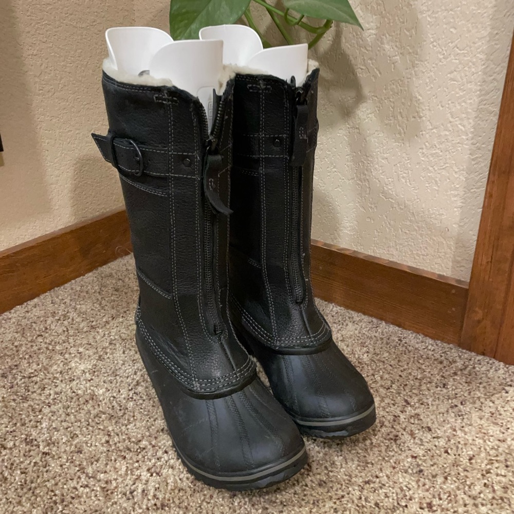 Sorel Women “Winter Fancy” Waterproof Rain Tall Zip Boot